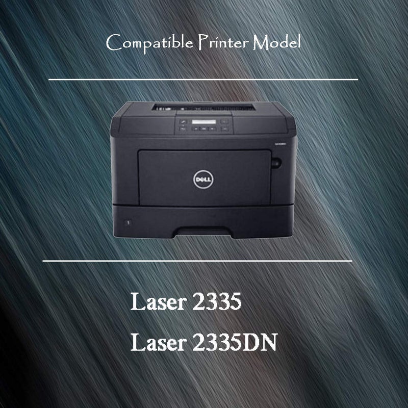 TG Imaging Compatible Toner Cartridge Repalcement for Dell 2335dn Toner 2335D 2355DN 2335 for CR963 HX756 NX993 NX994 R189G 330-2209 Laser Printer (Black, 2-Pack, 6,000 Pages Each) - Image 3